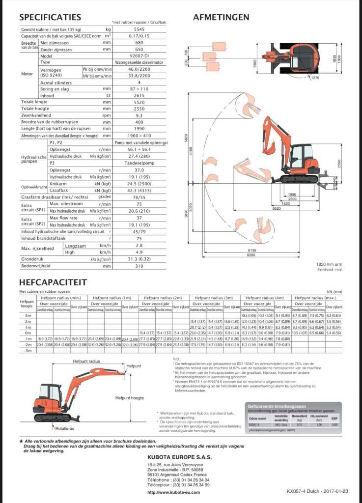 Kubota KX057-4 Mini excavators < 7t (Mini diggers)