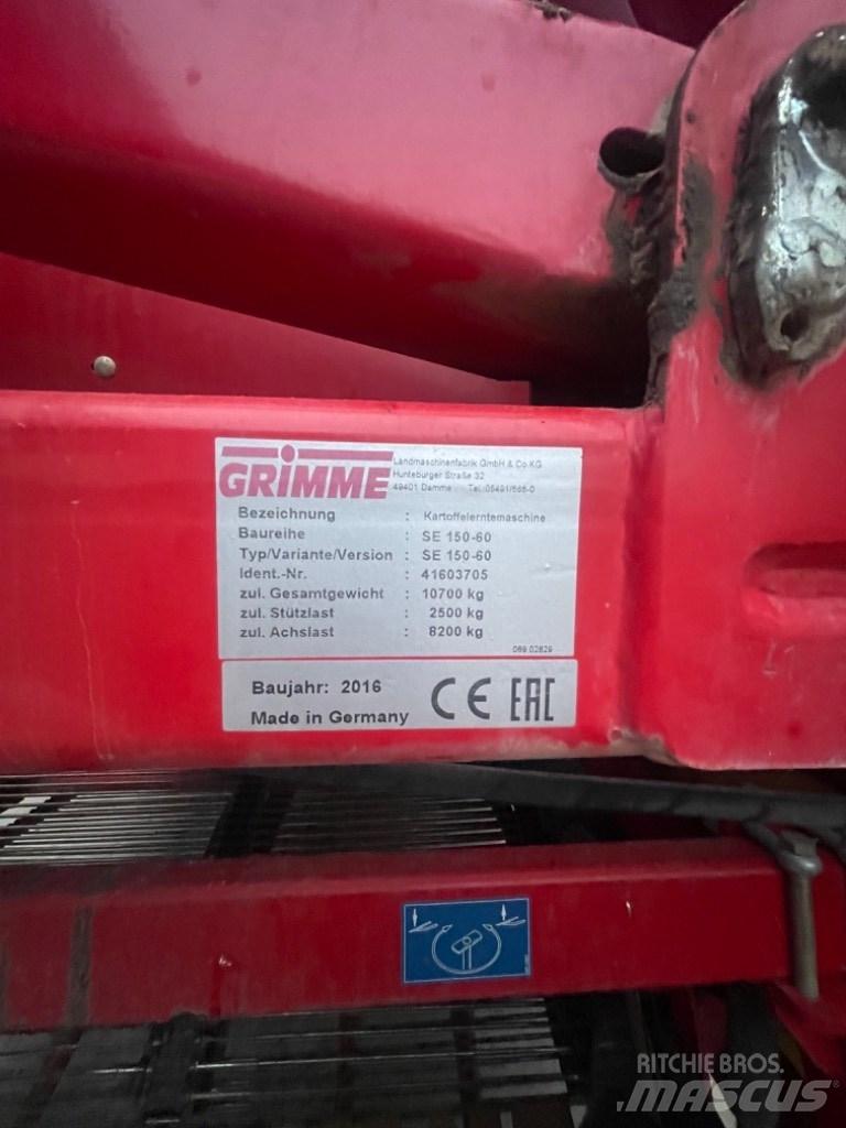 Grimme SE 150-60 Potato harvesters and diggers