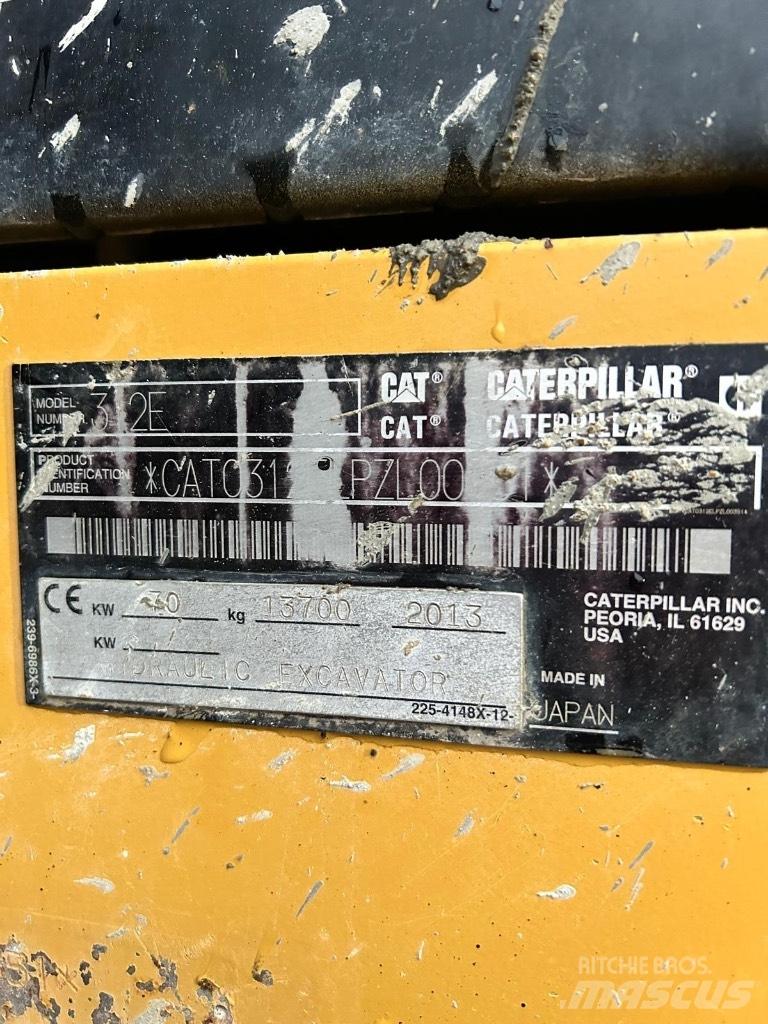 CAT 312 E Crawler excavators