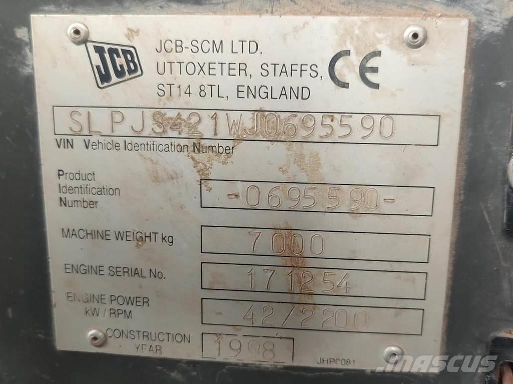 JCB JS70 Midi excavators  7t - 12t