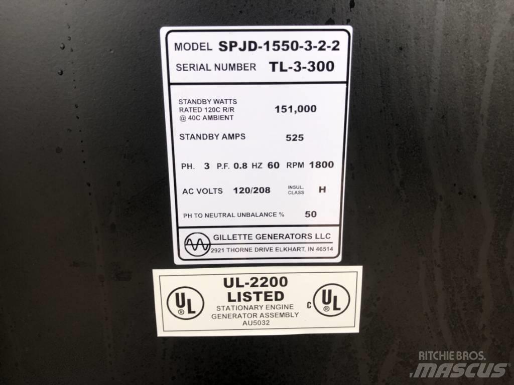  GILLETTE  SPJD-1550 Diesel Generators