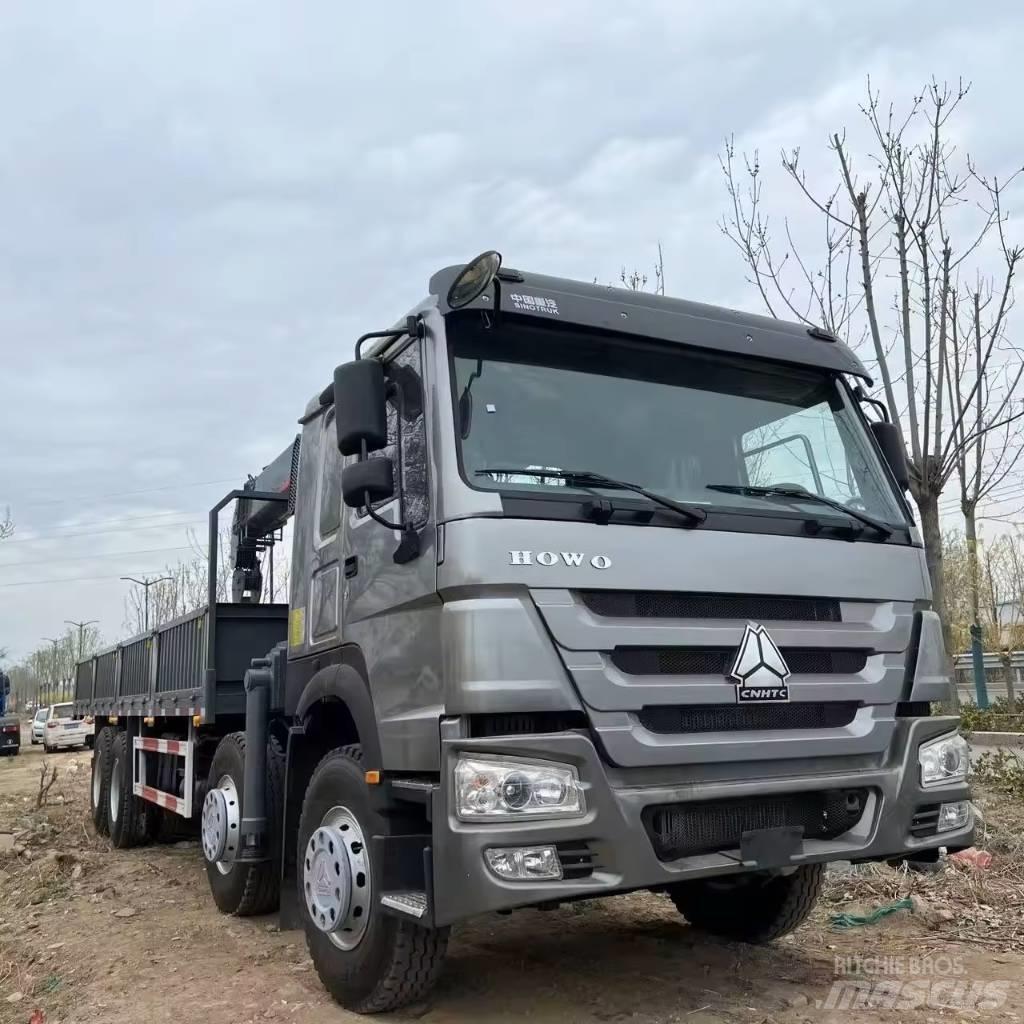 Howo 371 8x4 Crane trucks
