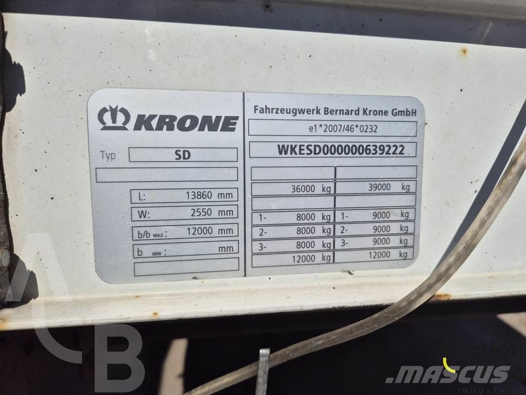 Krone SD Curtainsider semi-trailers