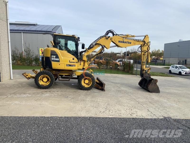 Komatsu PW98 Wheeled excavators