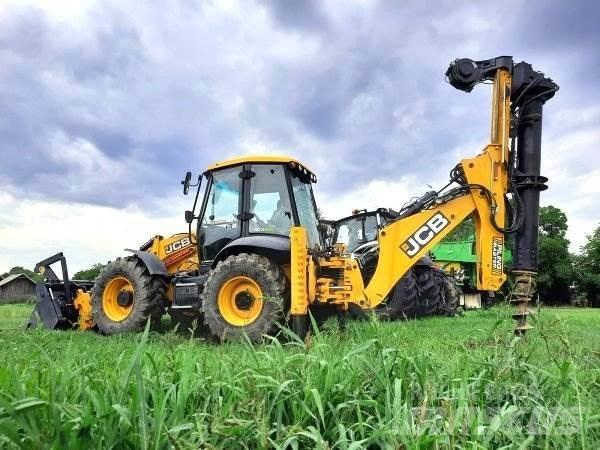 JCB 4CX +Piling Master Backhoe loaders