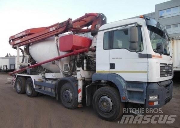 MAN TGA 35.410 +Sermac Concrete pump trucks