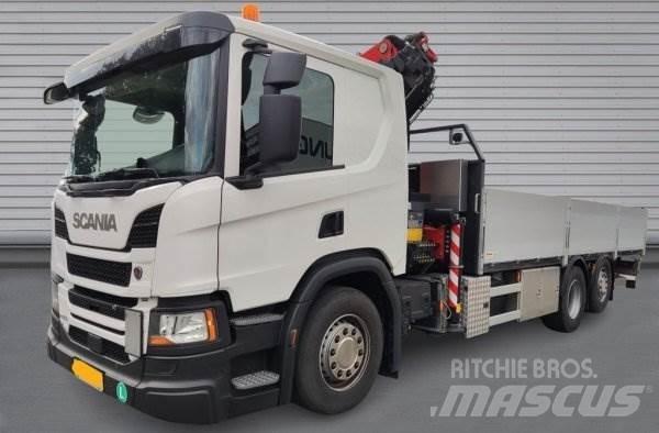 Scania P410 Crane trucks