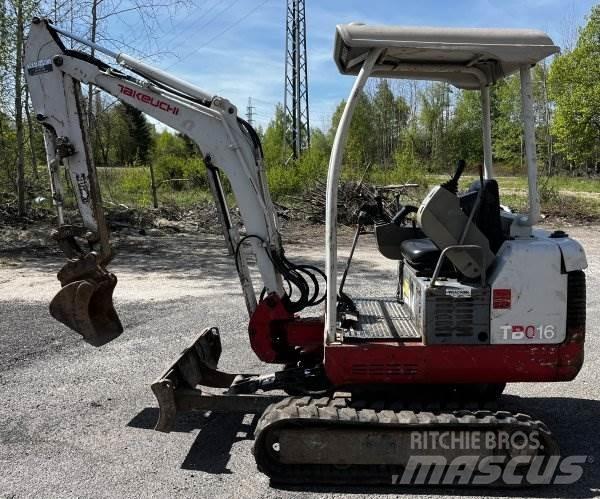 Takeuchi TB 016 Mini excavators < 7t (Mini diggers)