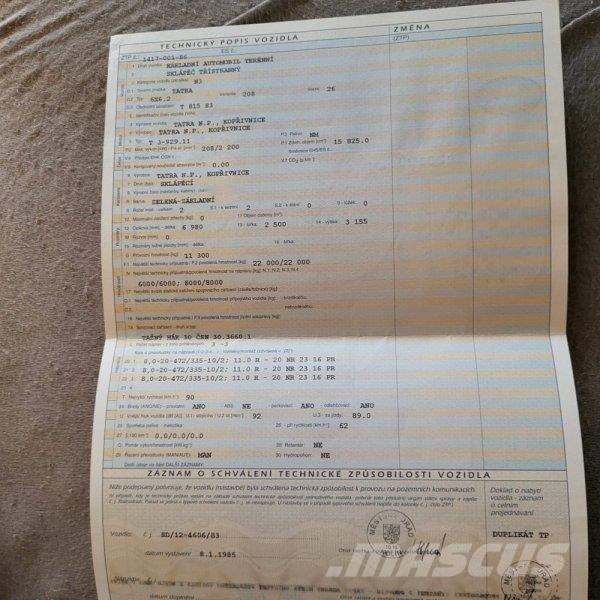 Tatra 815 Tipper trucks