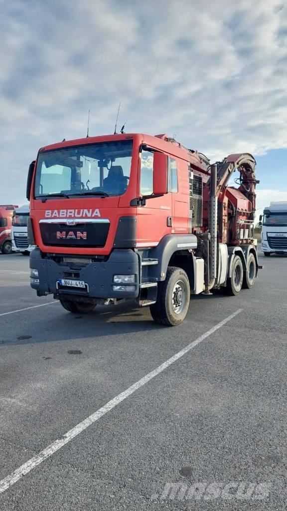 MAN TGS 26.540 6X6 Wood chippers