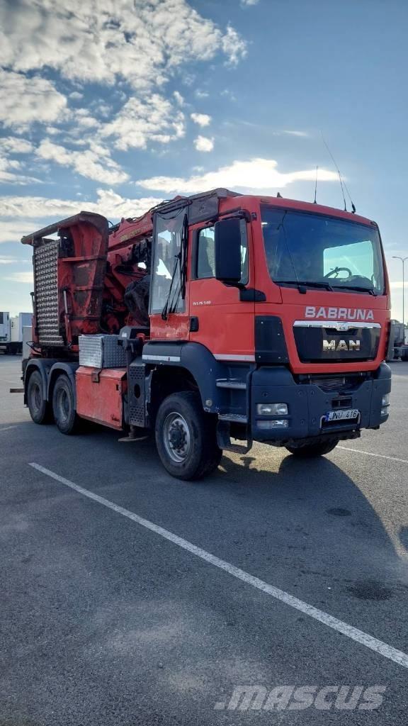 MAN TGS 26.540 6X6 Wood chippers