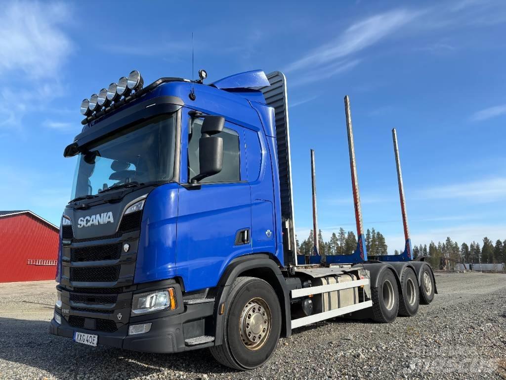 Scania R 650 Timber trucks