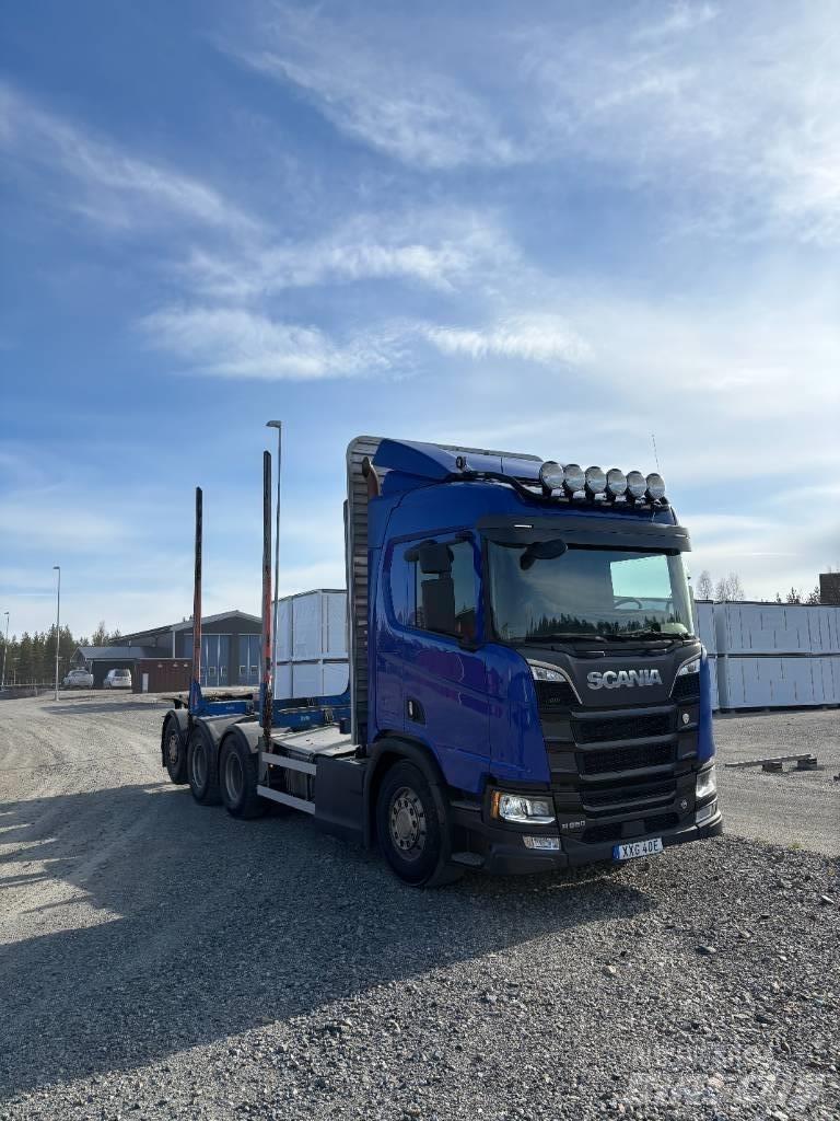 Scania R 650 Timber trucks