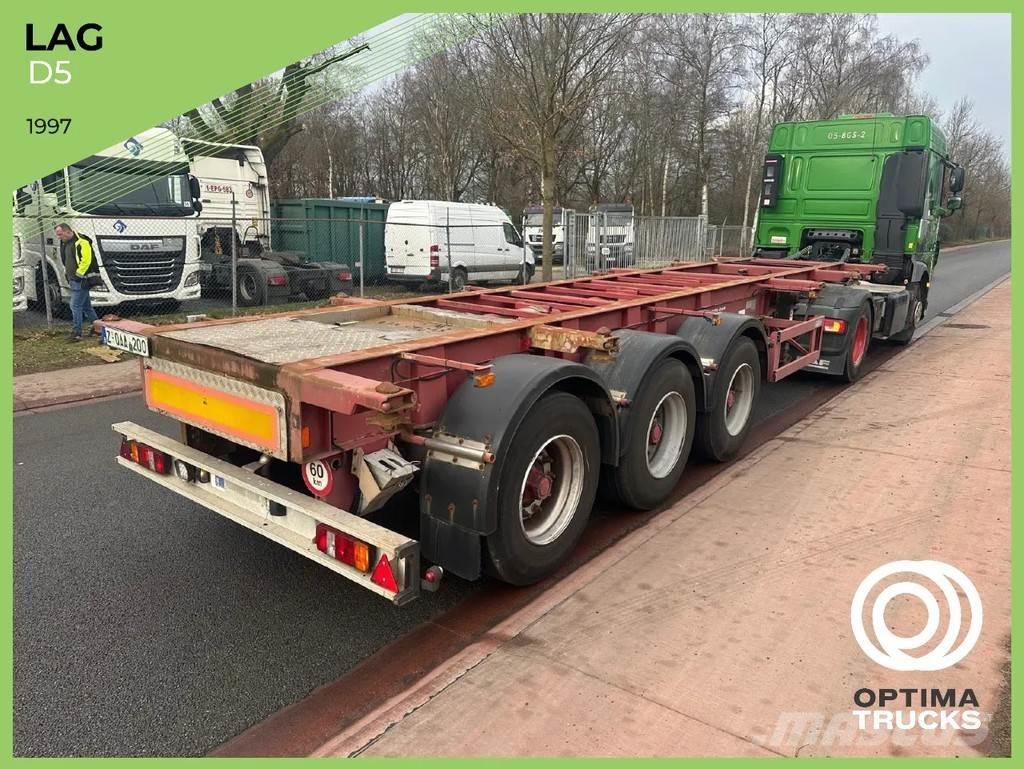 LAG O-3-39L Containerframe semi-trailers