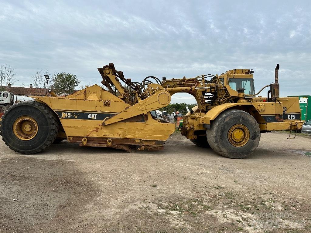 CAT 615 Scrapers