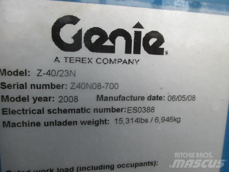 Genie Z 40/23 N Articulated boom lifts