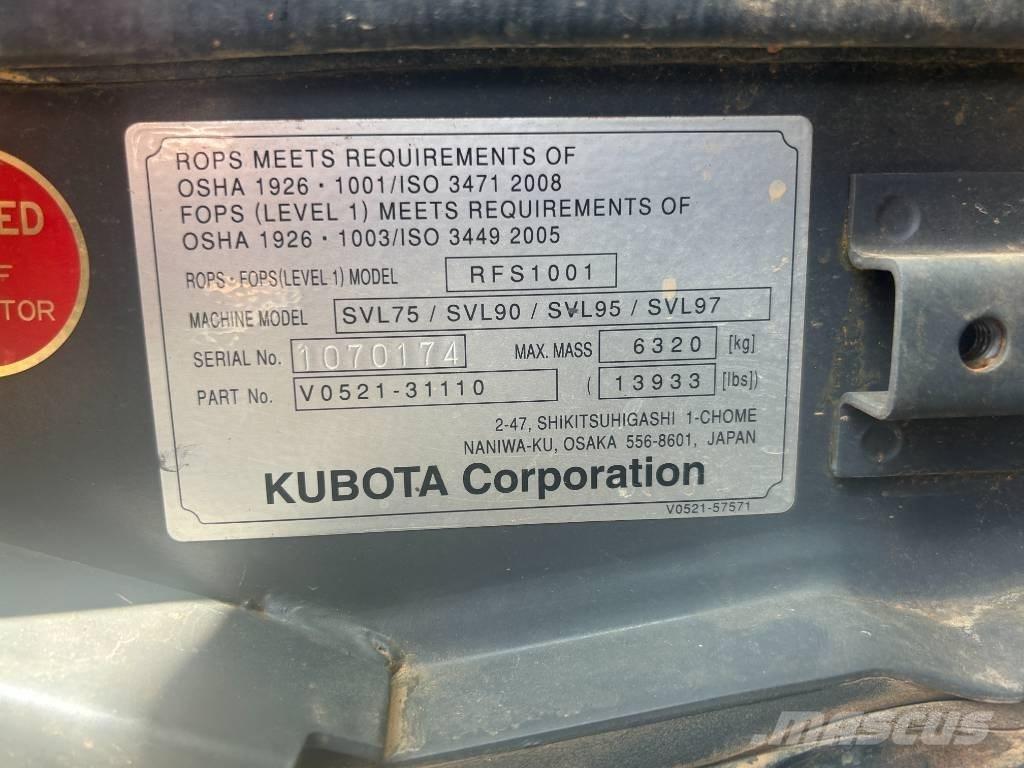 Kubota SVL 75-2 Skid steer loaders