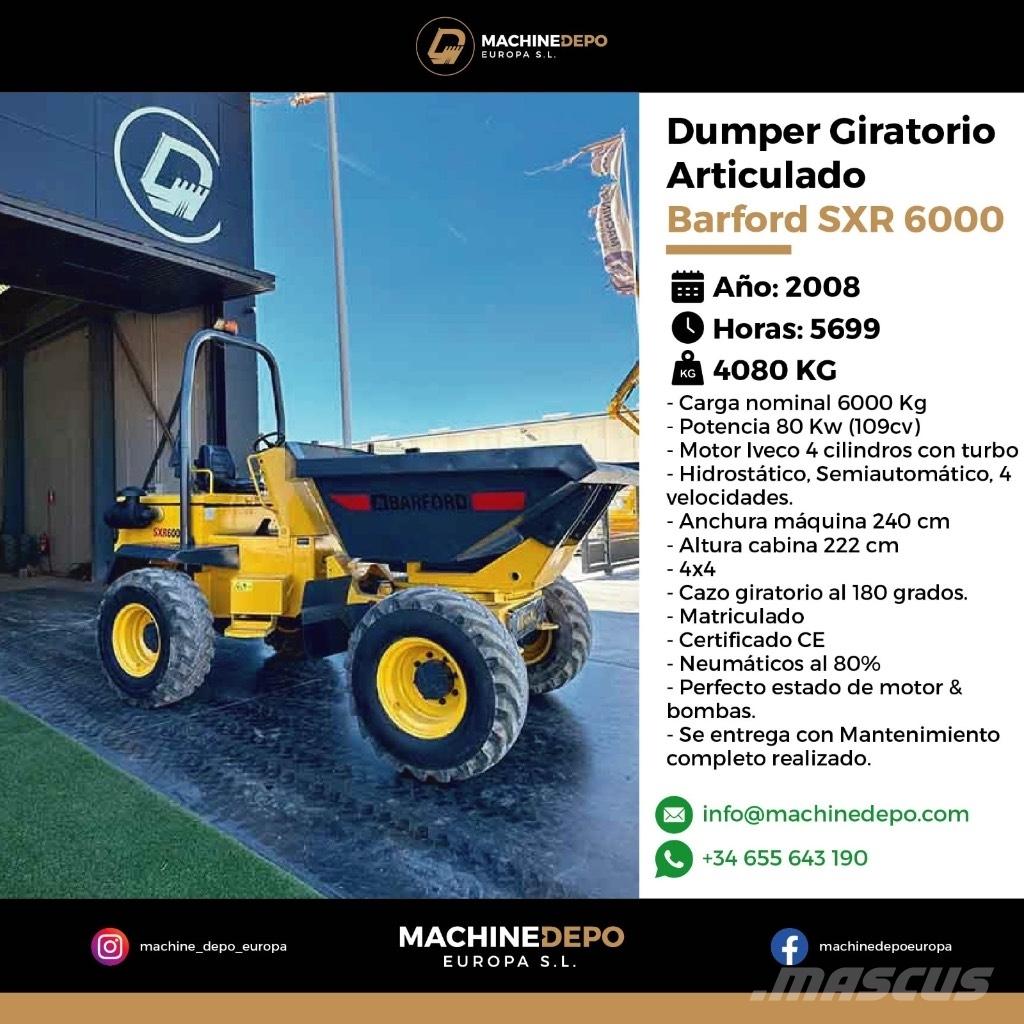Barford SX R 6000 Site dumpers