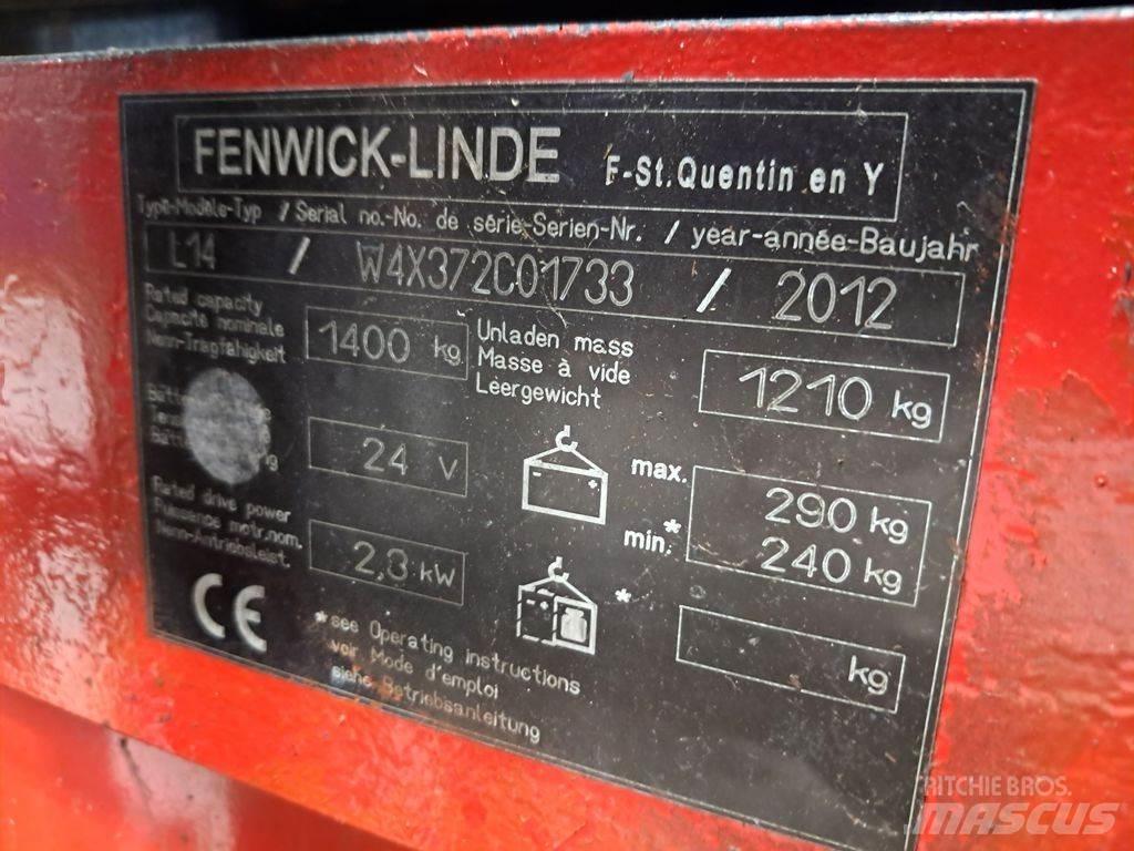 Linde L14 Pedestrian stacker
