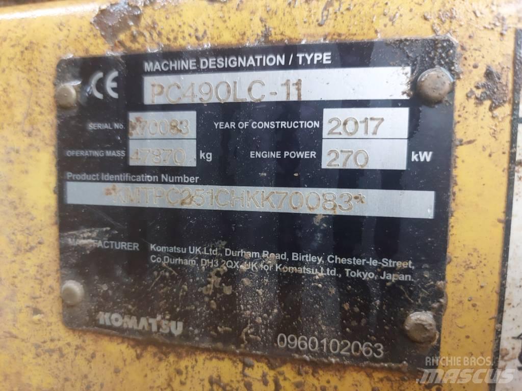 Komatsu PC490LC-11 Crawler excavators