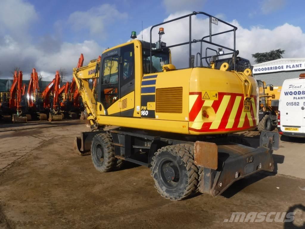 Komatsu PW 160-11 Wheeled excavators