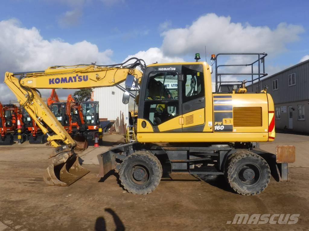 Komatsu PW 160-11 Wheeled excavators