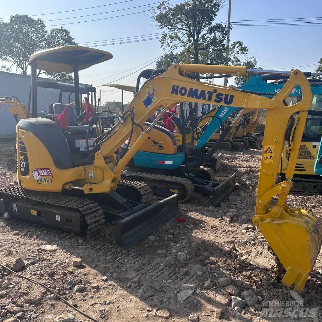 Komatsu PC 27 Crawler excavators