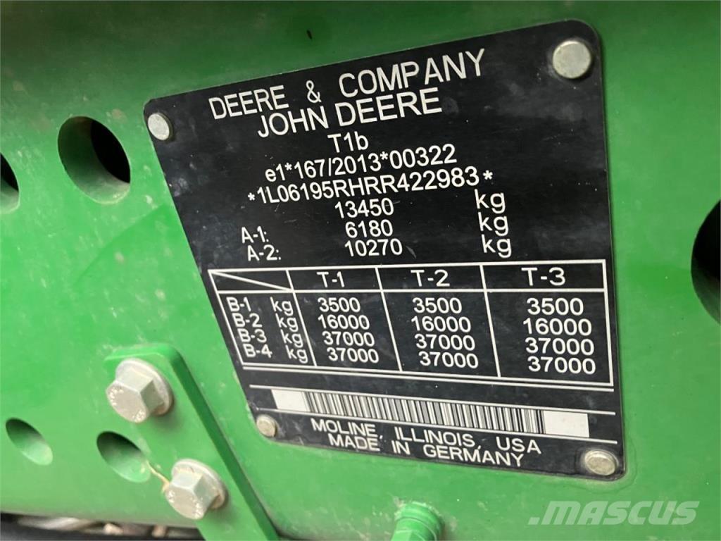 John Deere 6R 195 Tractors