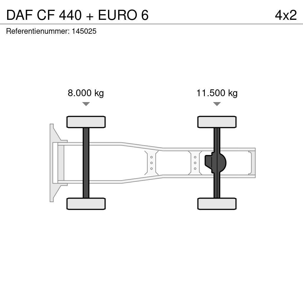 DAF CF 440 + EURO 6 Tractor Units