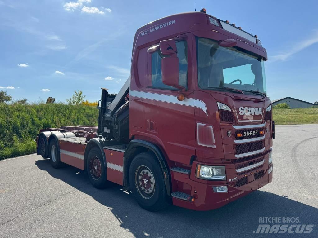 Scania R 500 CB Crane trucks
