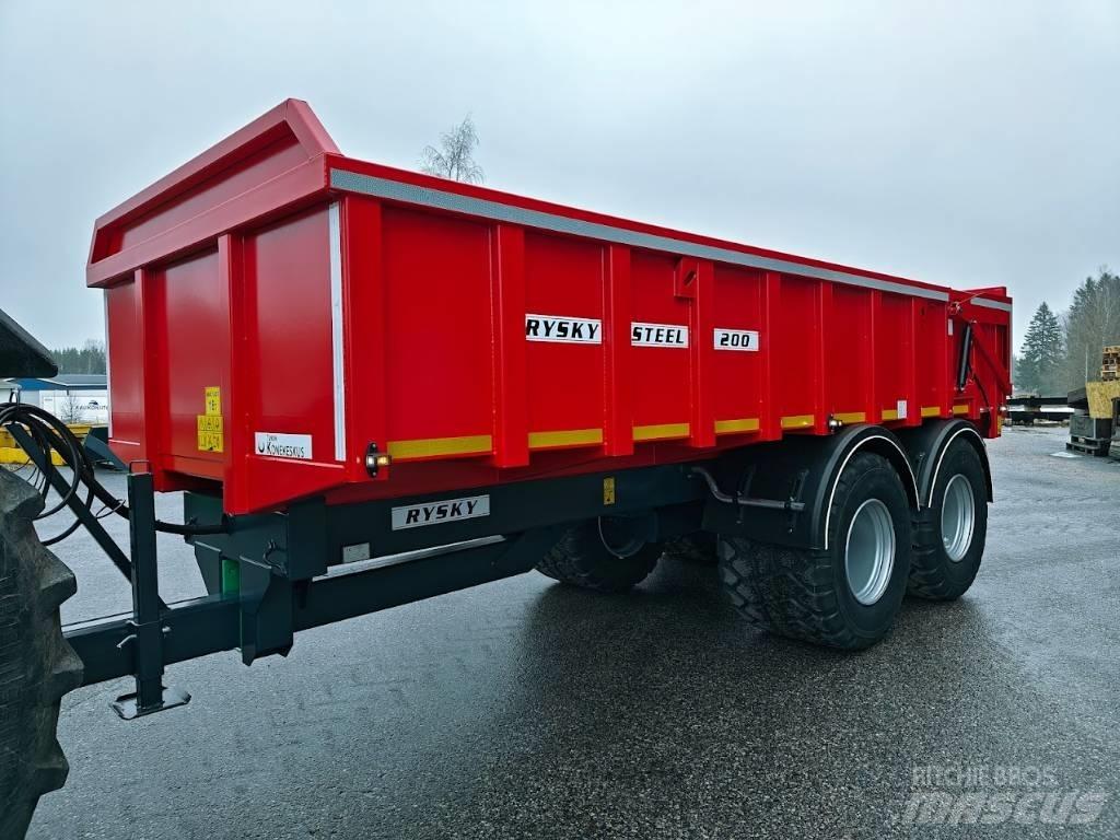 Rysky Steel 200 HARD Tipper trailers