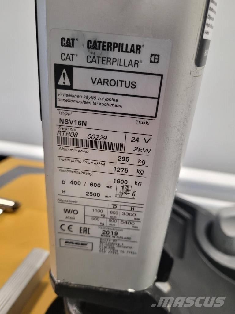 CAT NSV 16N ( MYYTY ) Self propelled stackers