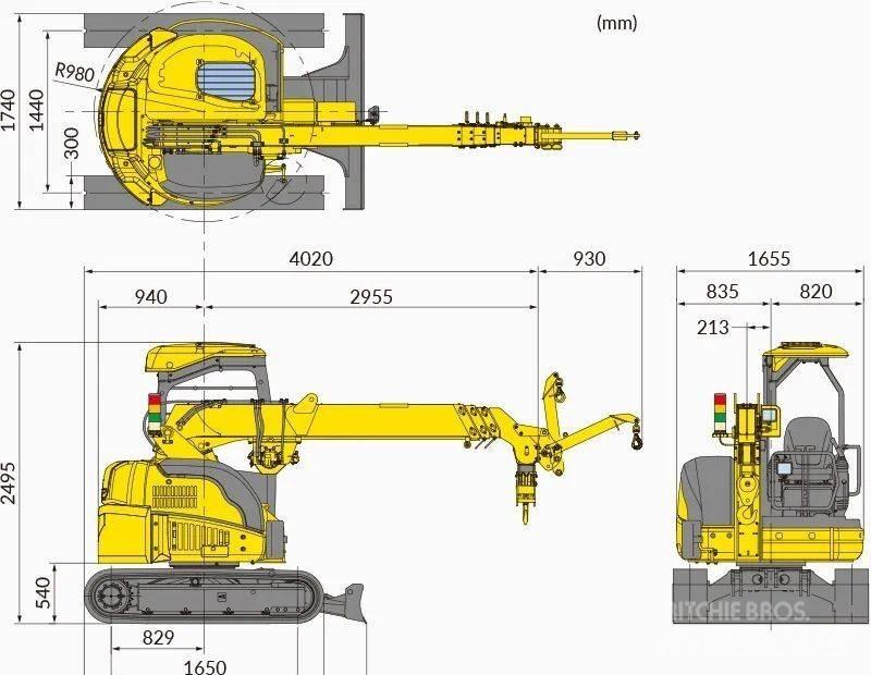 Maeda CC423-1 Tracked cranes