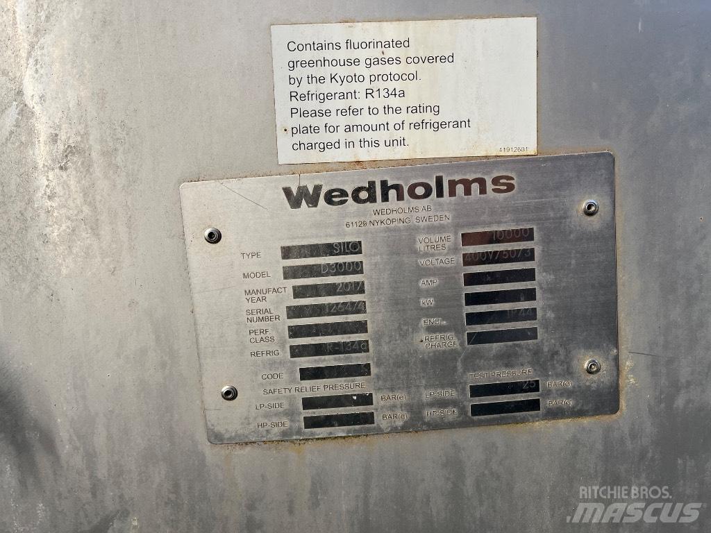 Wedholms D3000 Milk storage equipment