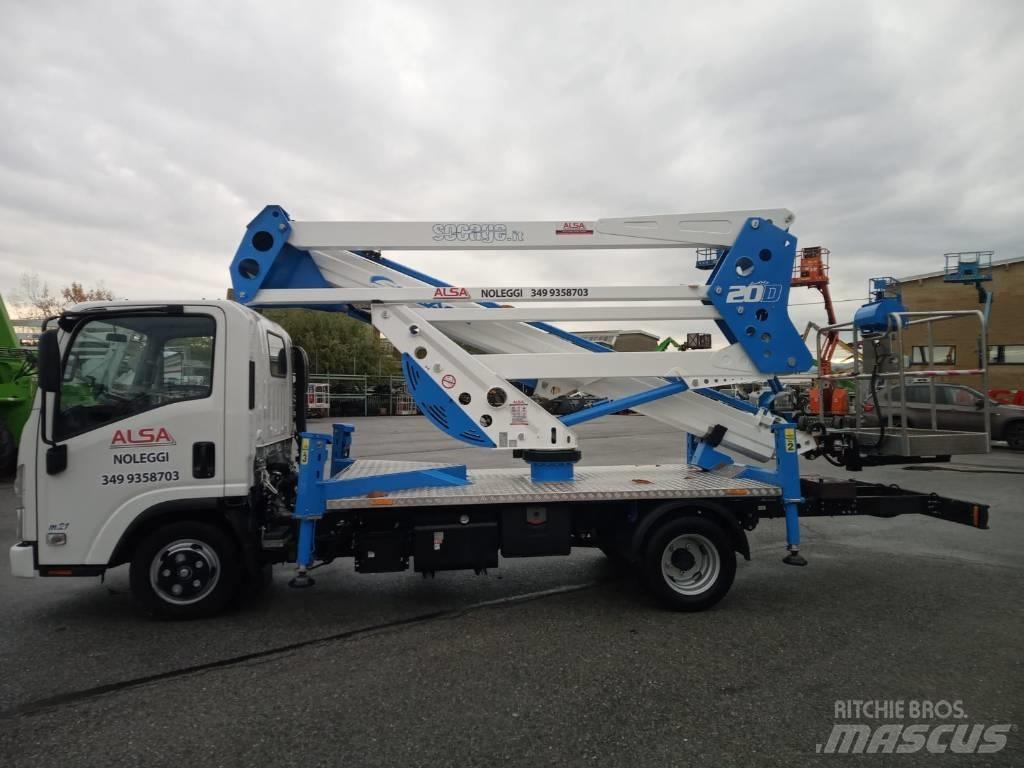 Socage 20d Truck & Van mounted aerial platforms