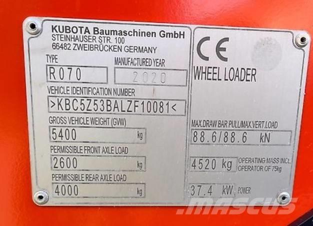 Kubota R 070 Wheel loaders