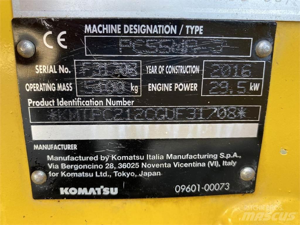 Komatsu PC55MR-3 Wheeled excavators
