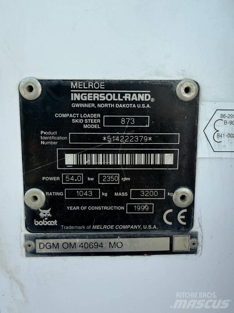 Bobcat 873 Skid steer loaders