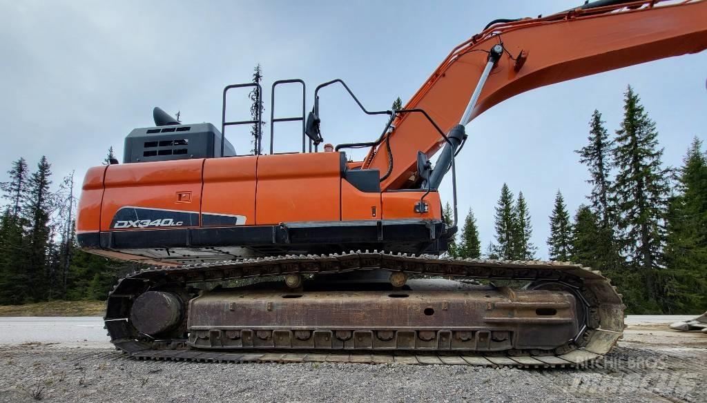 Doosan DX 340 LC Crawler excavators
