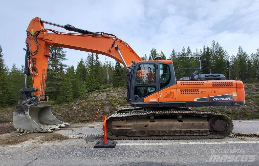Doosan DX 340 LC Crawler excavators