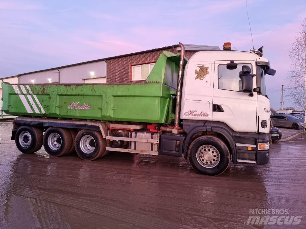 Scania R 480 8X4 Skip loader trucks