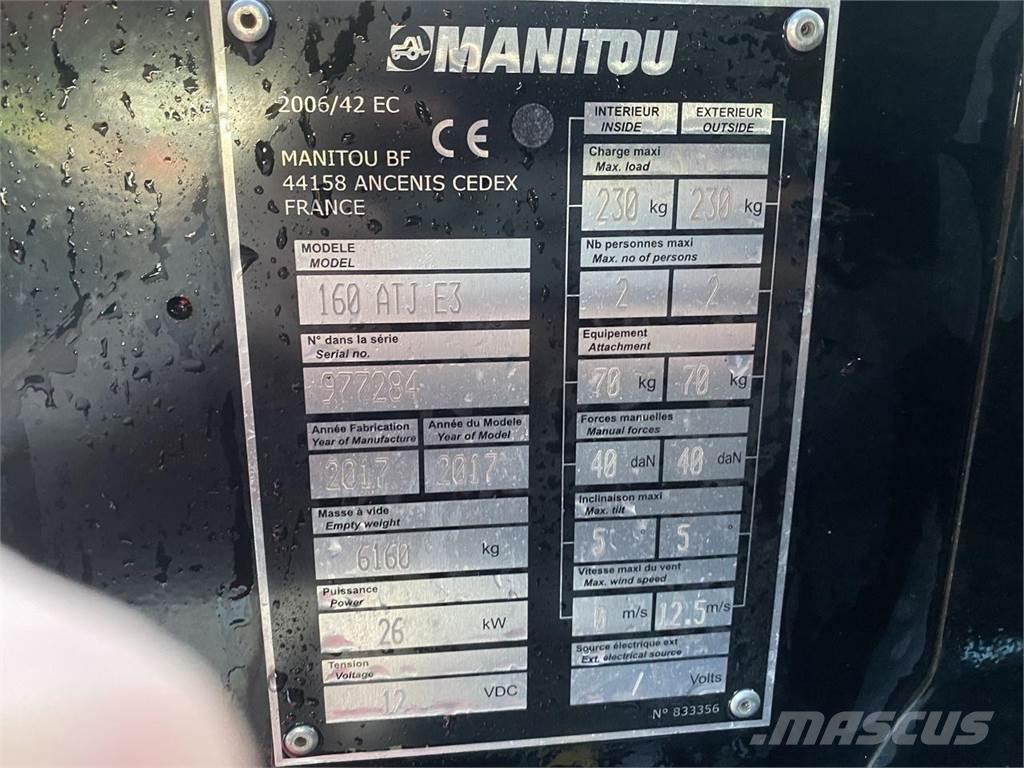 Manitou 160ATJ RC Articulated boom lifts