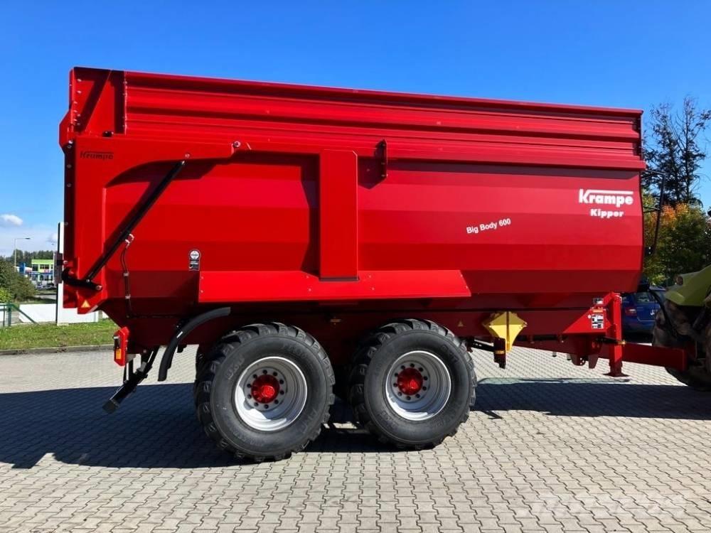 Krampe Big Body 600 Tipper trailers