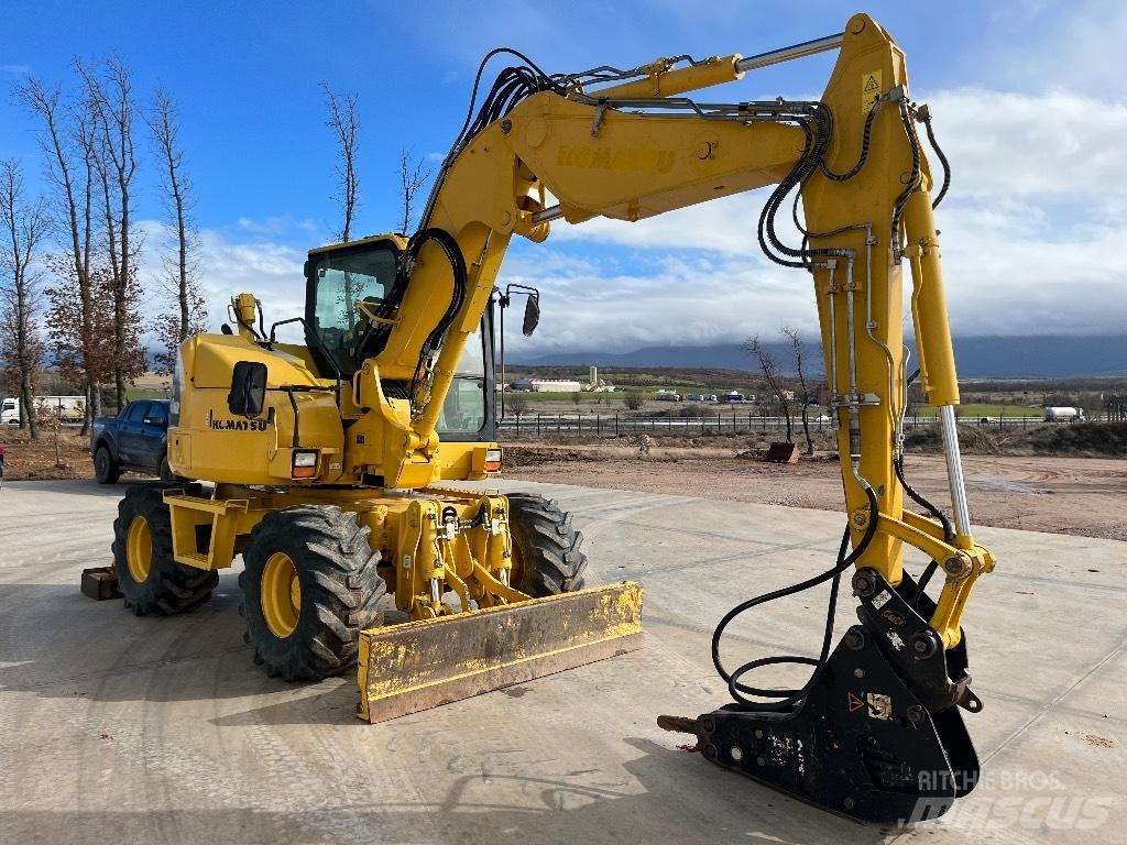 Komatsu PW 98 MR-8 Wheeled excavators