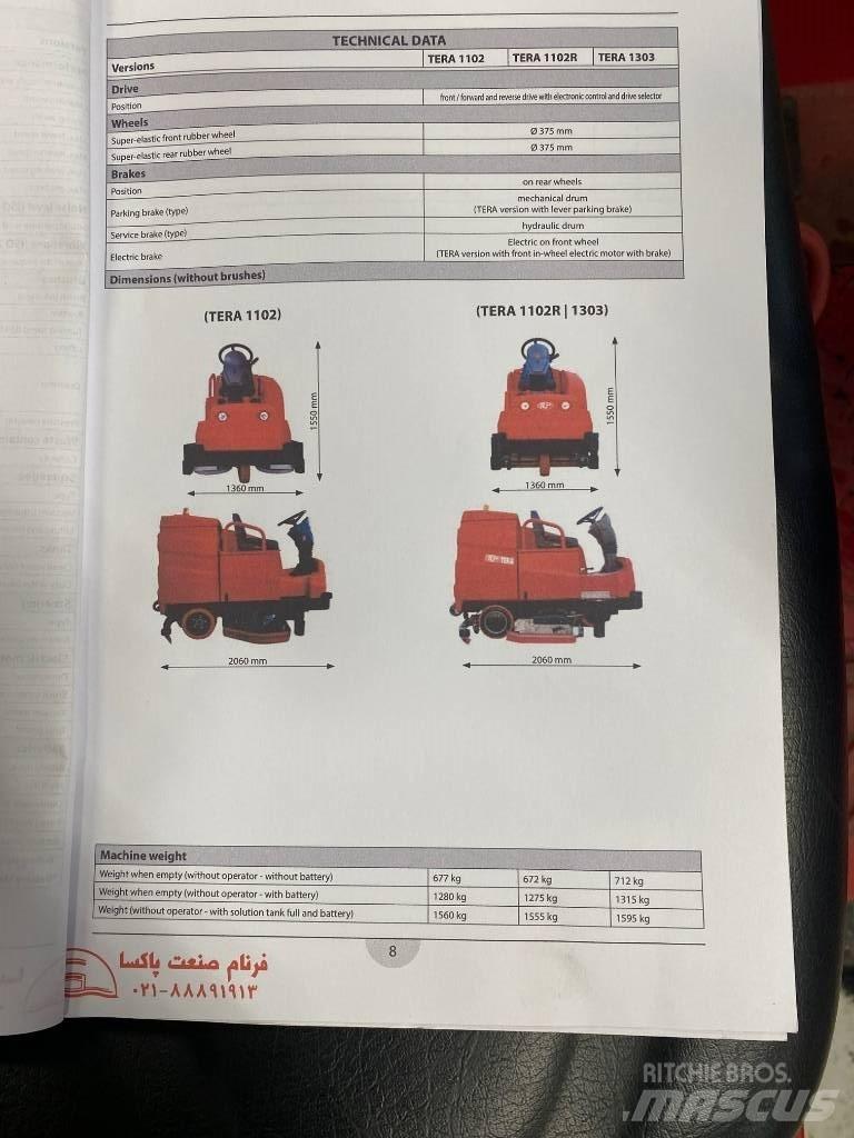 RCM Tera 1102 Scrubber dryers