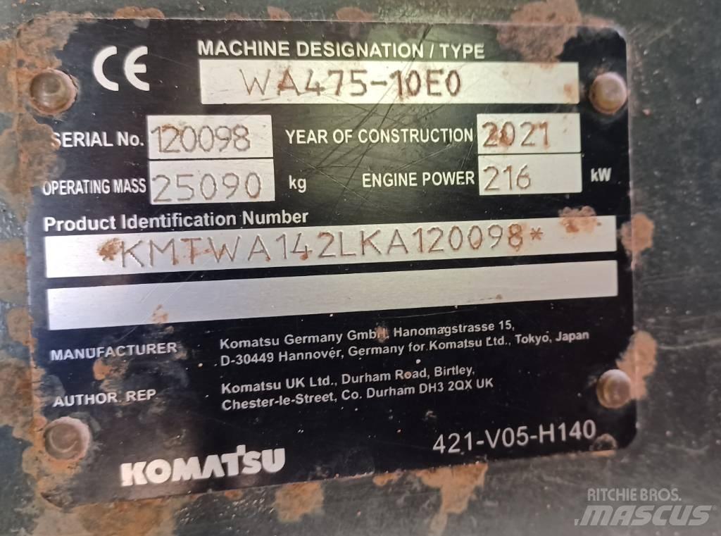 Komatsu WA 475-10E0 Wheel loaders