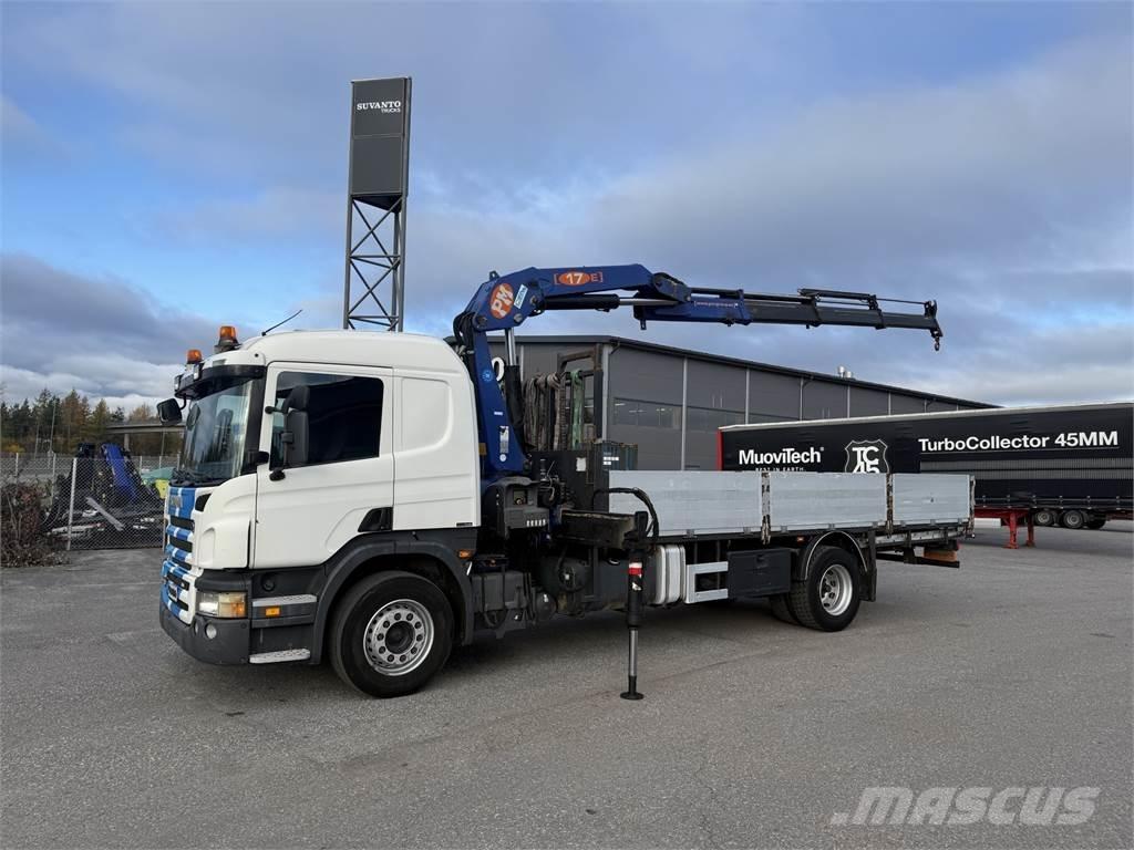 Scania P270 4X2 Crane trucks