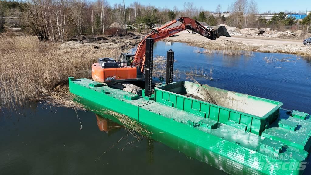  Dredge pontoon barge Dredgers