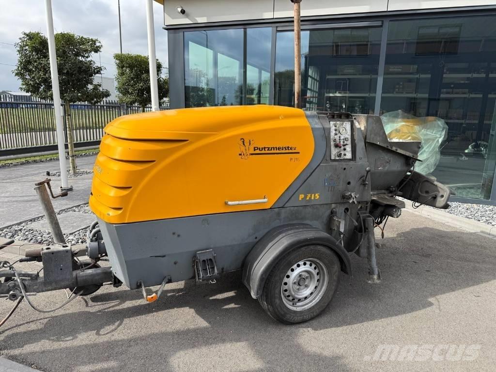 Putzmeister P 715 TD Concrete pump trucks