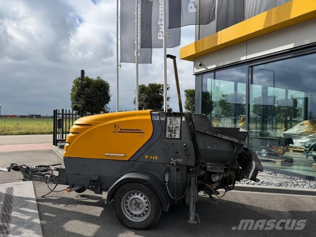 Putzmeister P 715 TD Concrete pump trucks